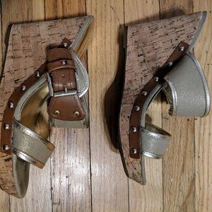 Tommy Hilfiger cork wedges